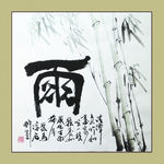 聚马凉石 书法 书画  国画