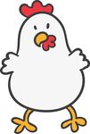 卡通鸡