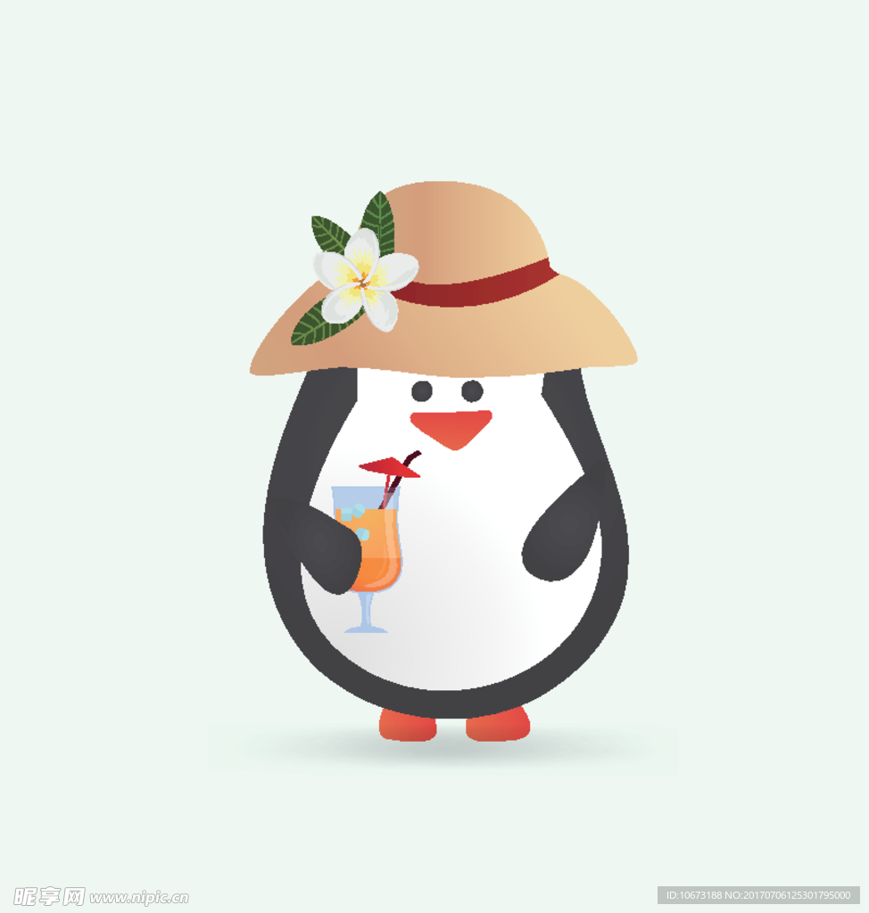 卡通企鹅