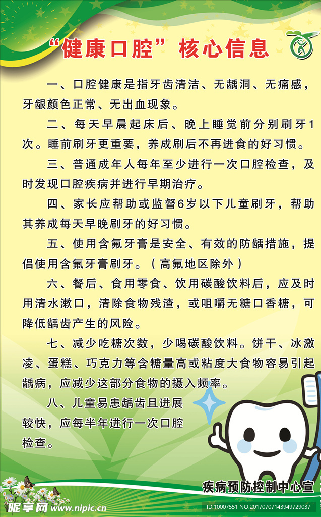 健康口腔核心信息