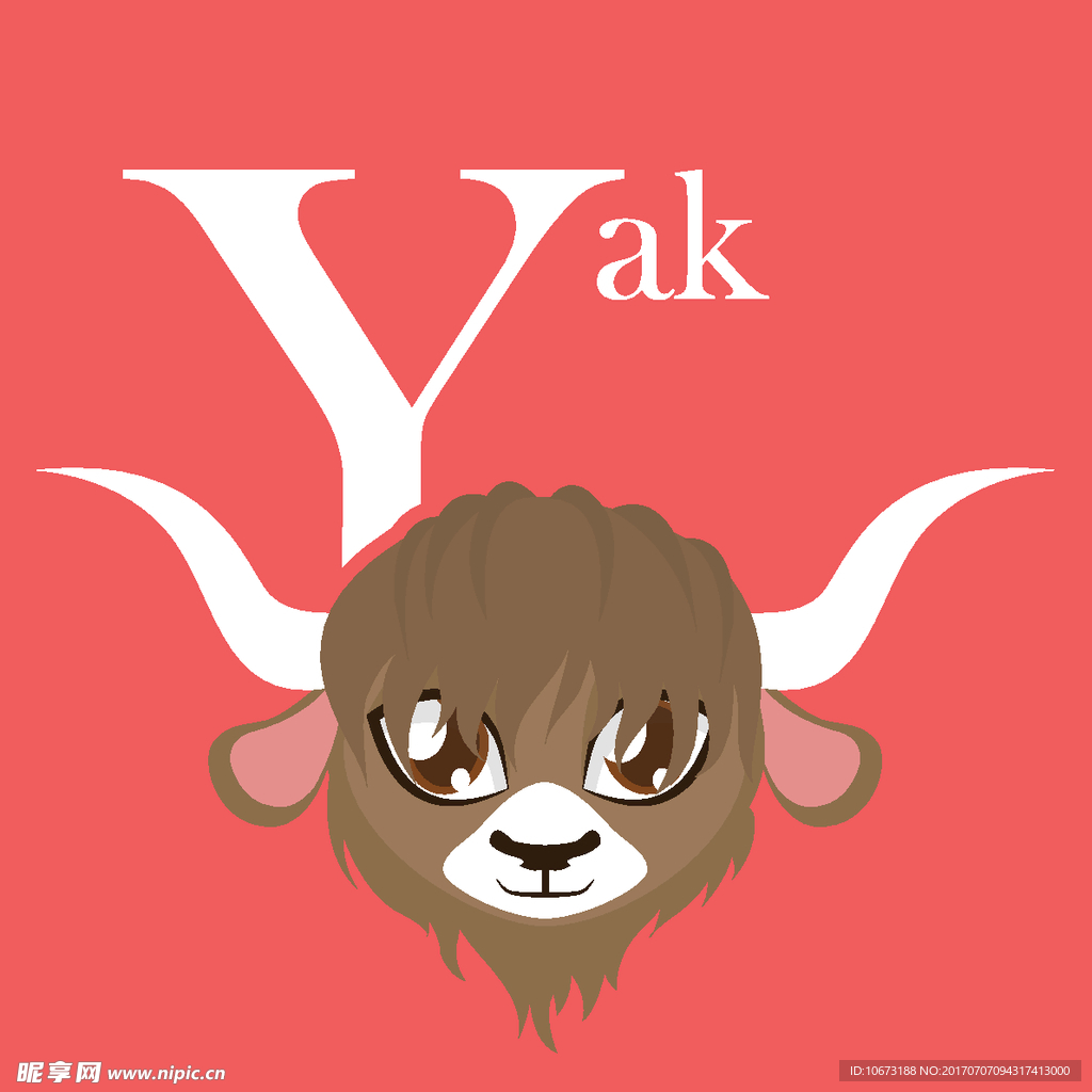 卡通字母