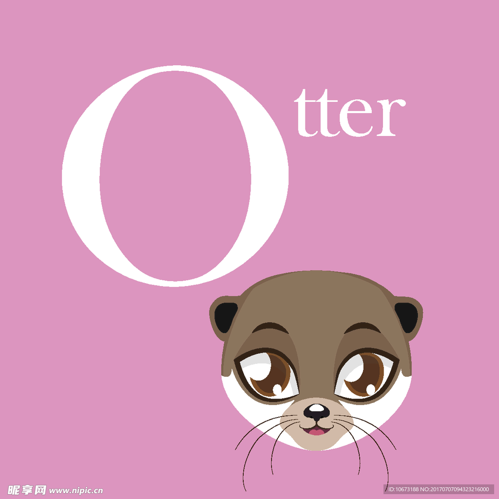 卡通字母