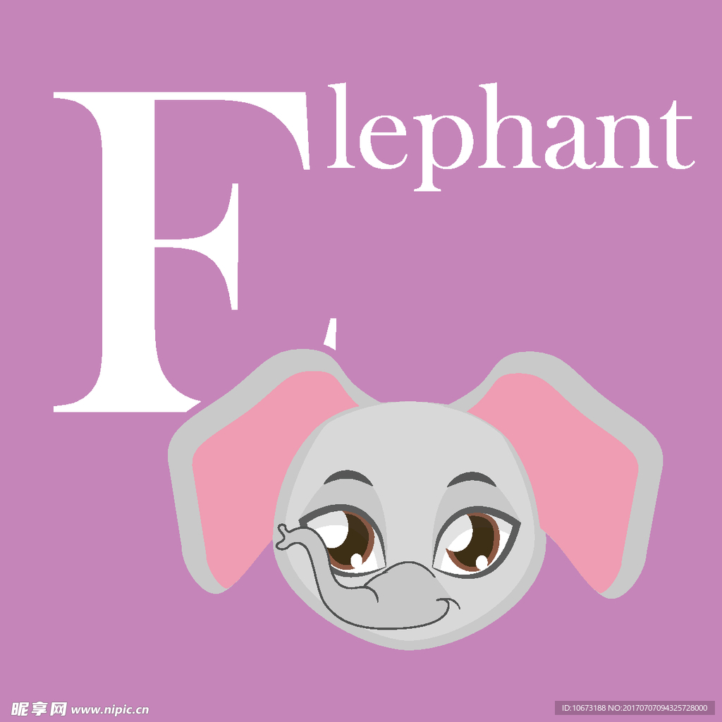 卡通字母