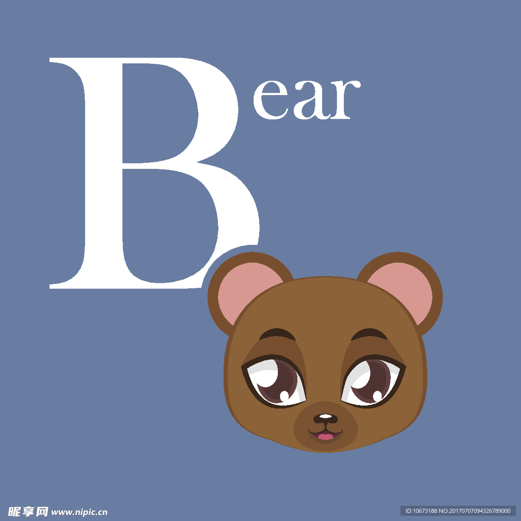 卡通字母