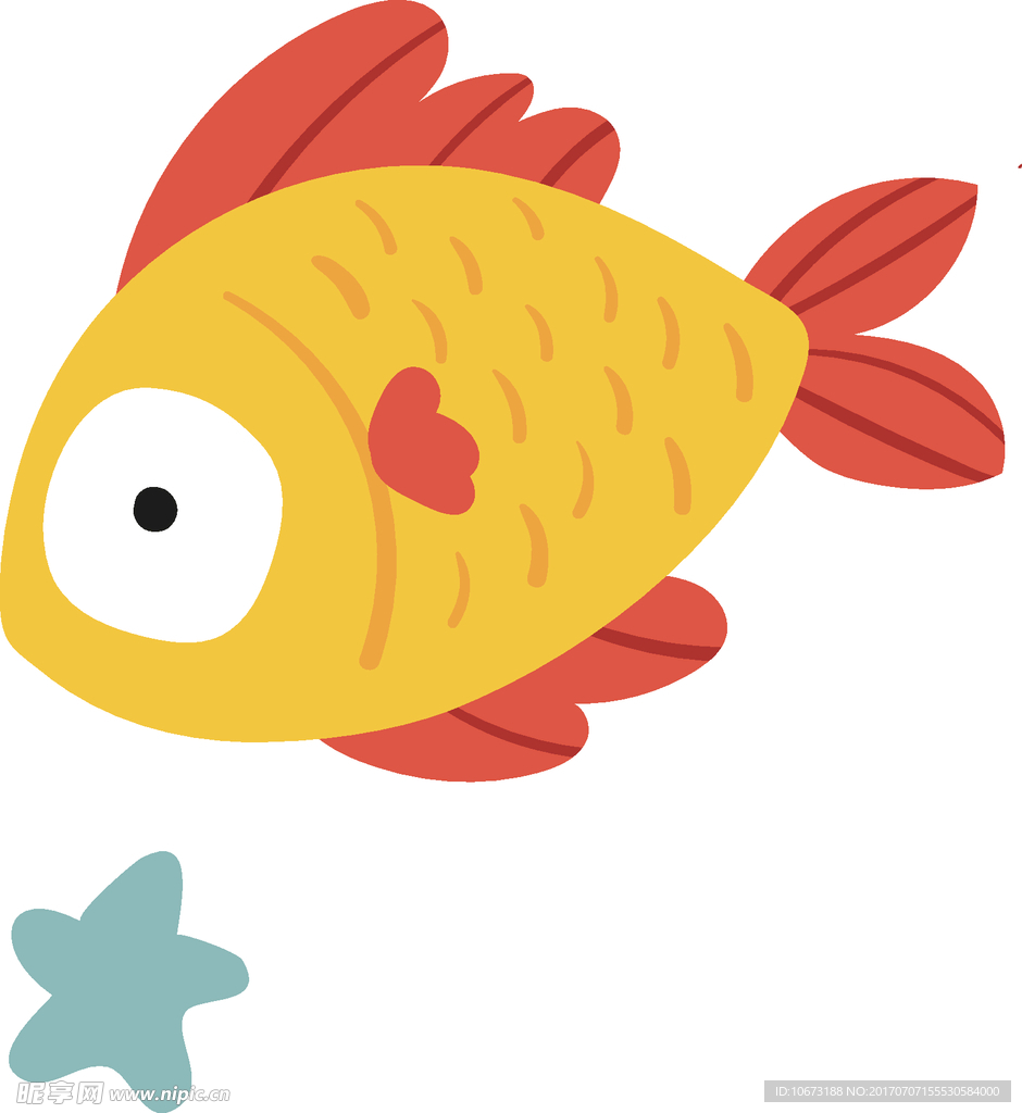 卡通鱼