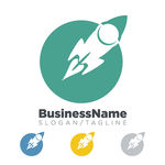 精美火箭LOGO设计矢量素材
