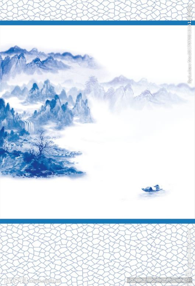 青花瓷背景素材