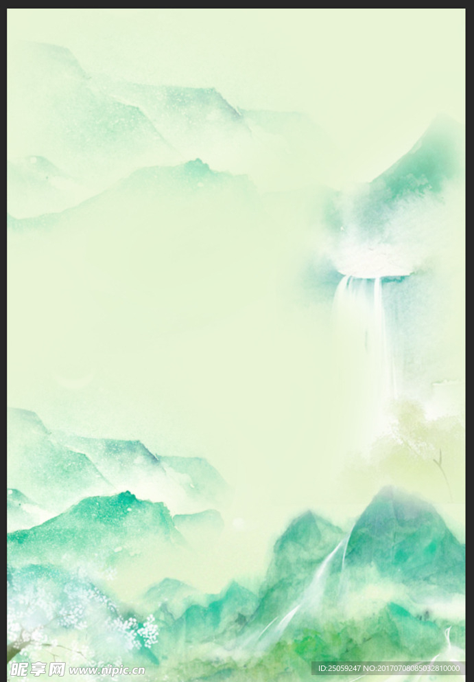 中国风展板