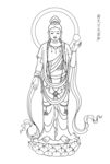 A4小尺寸日光菩萨
