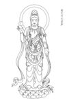 A4小尺寸月光菩萨