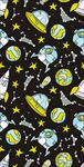 星座星空飞碟矢量图下载