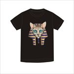 埃及壁画小猫矢量图下载
