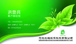 绿色名片