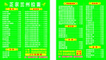 兰州拉面菜单外卖卡