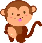 卡通猴子