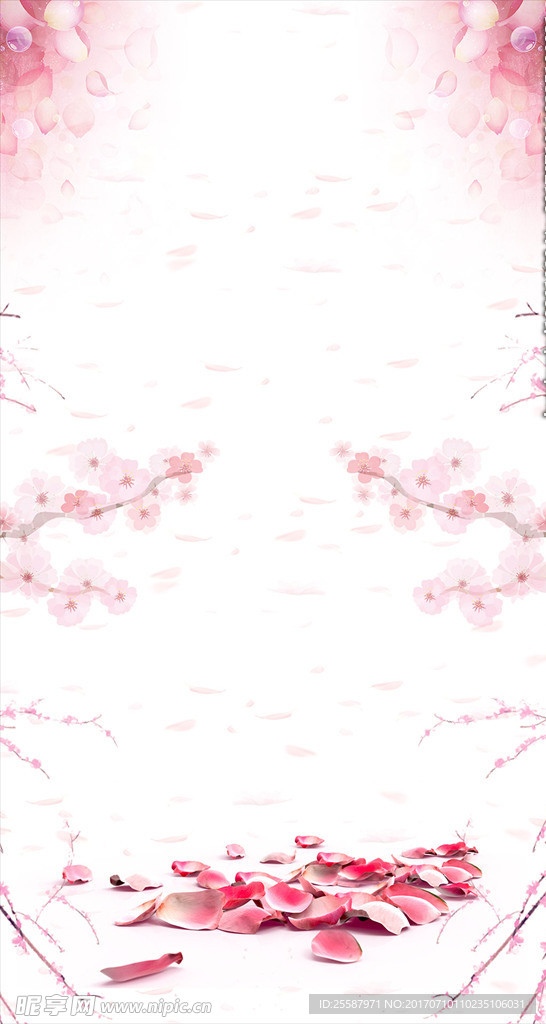 桃花背景图
