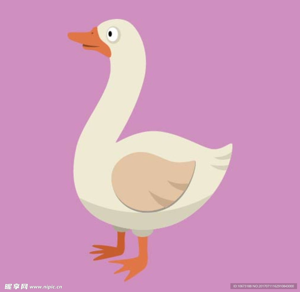 卡通鹅