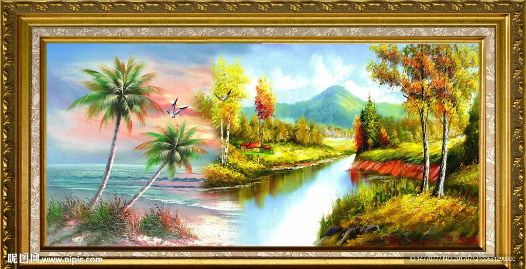 油画风景