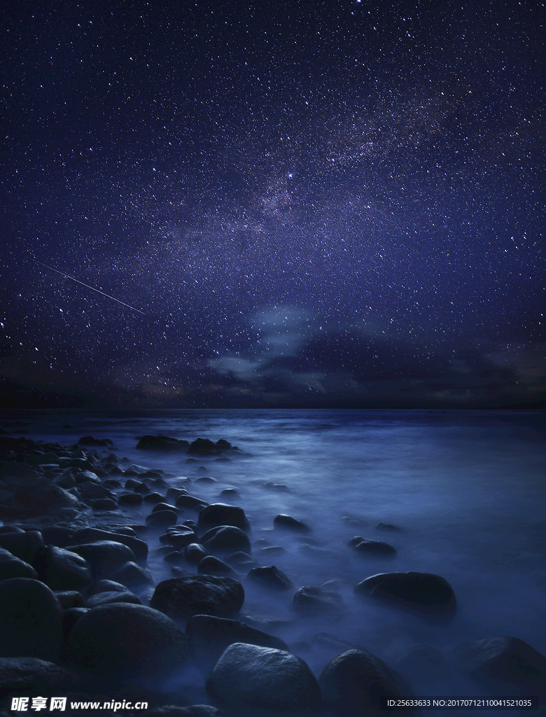 繁星密布的星空
