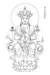 A4小尺寸弥勒菩萨
