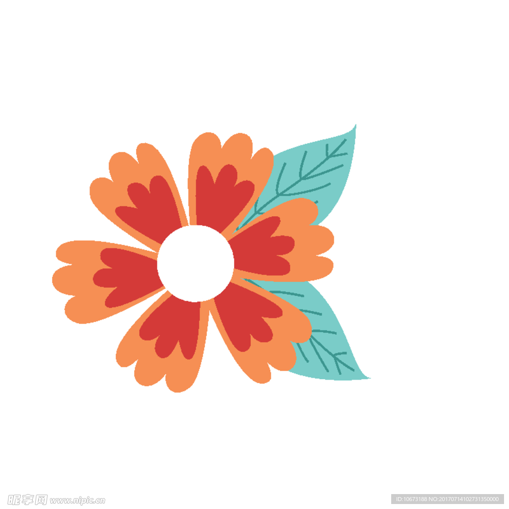 卡通花
