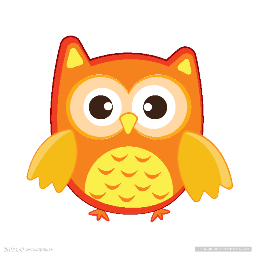 卡通猫头鹰