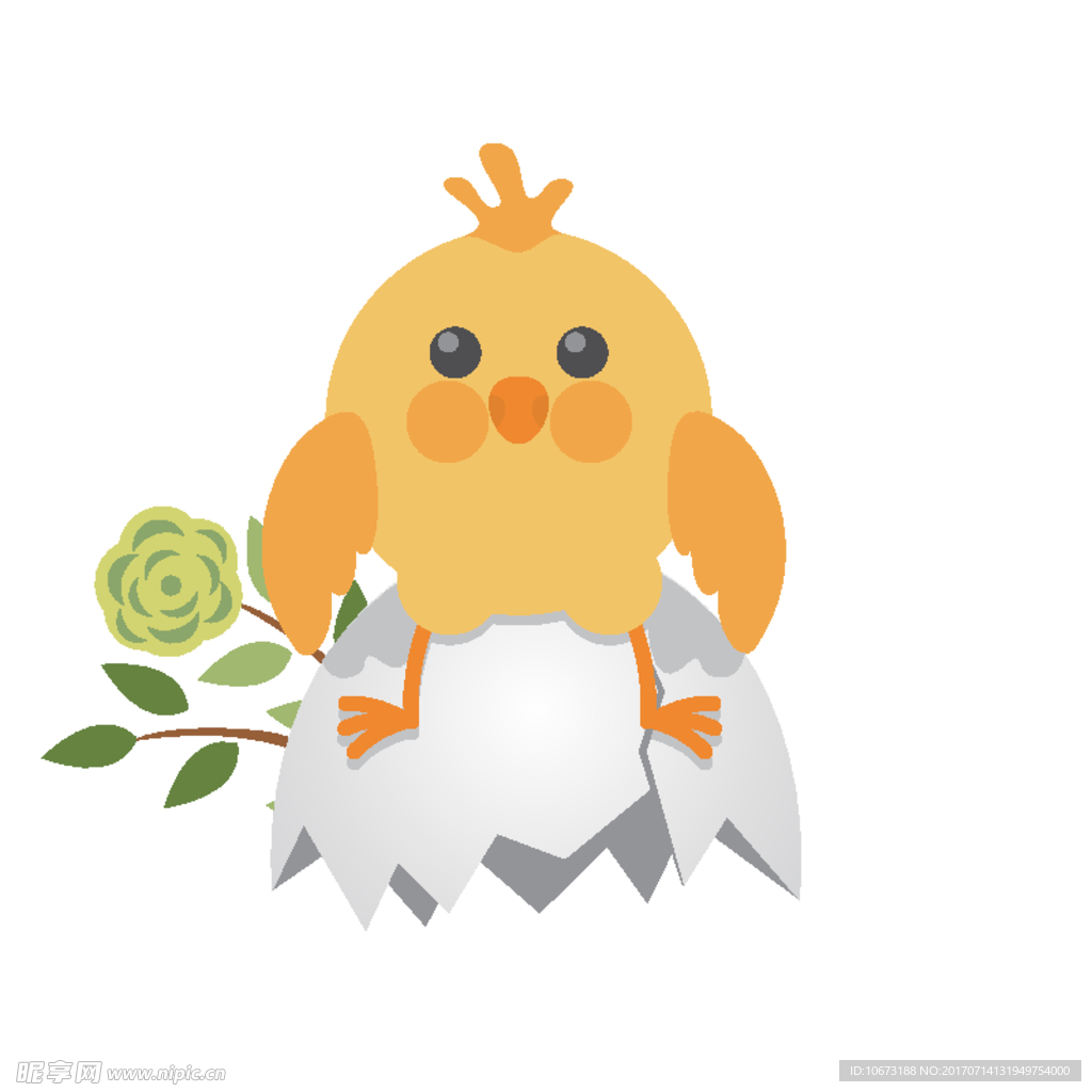 卡通小鸡