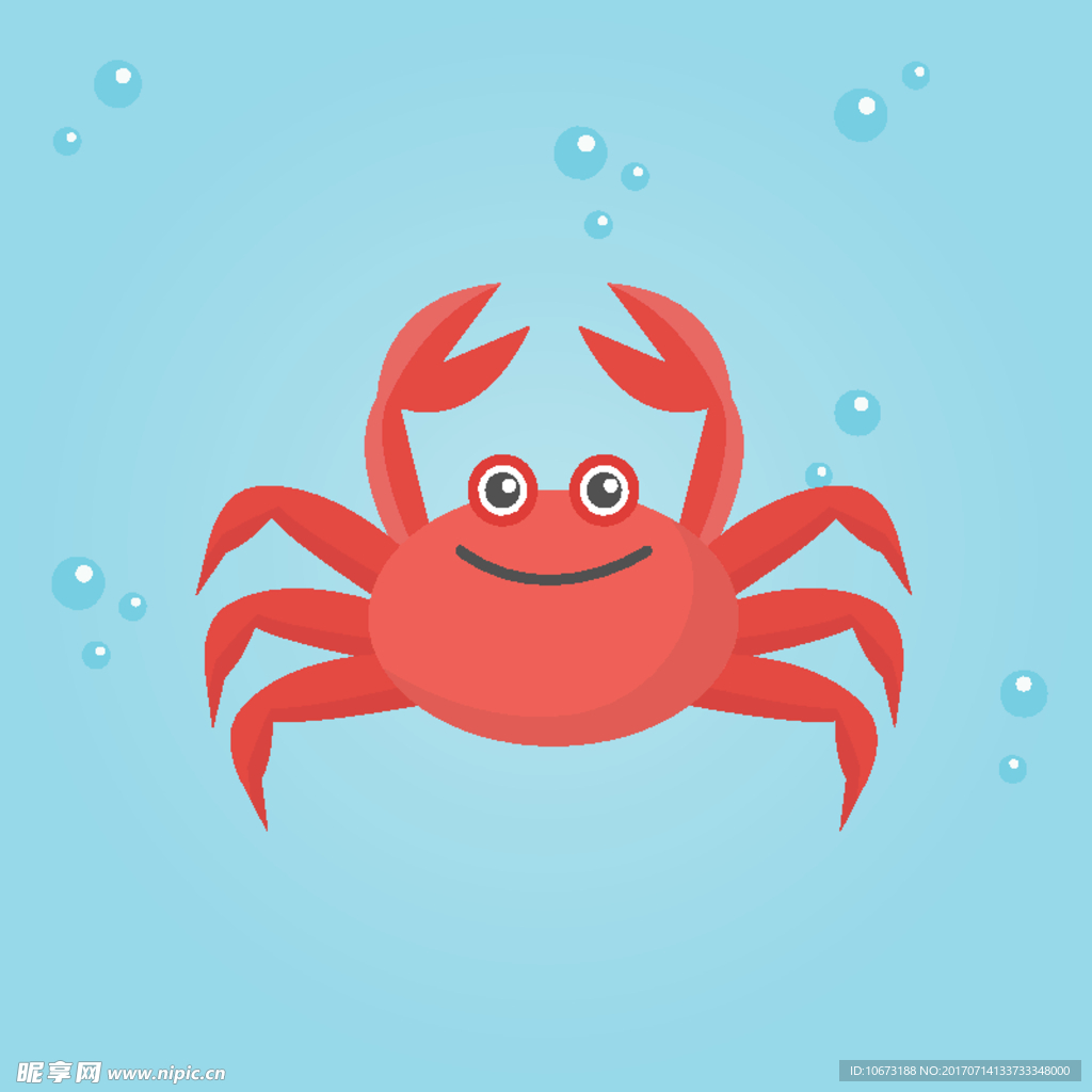 卡通螃蟹
