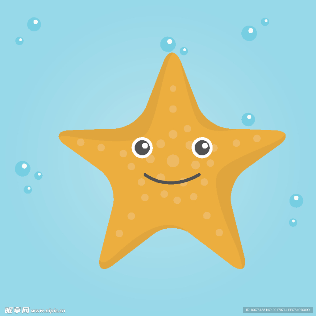 卡通海星