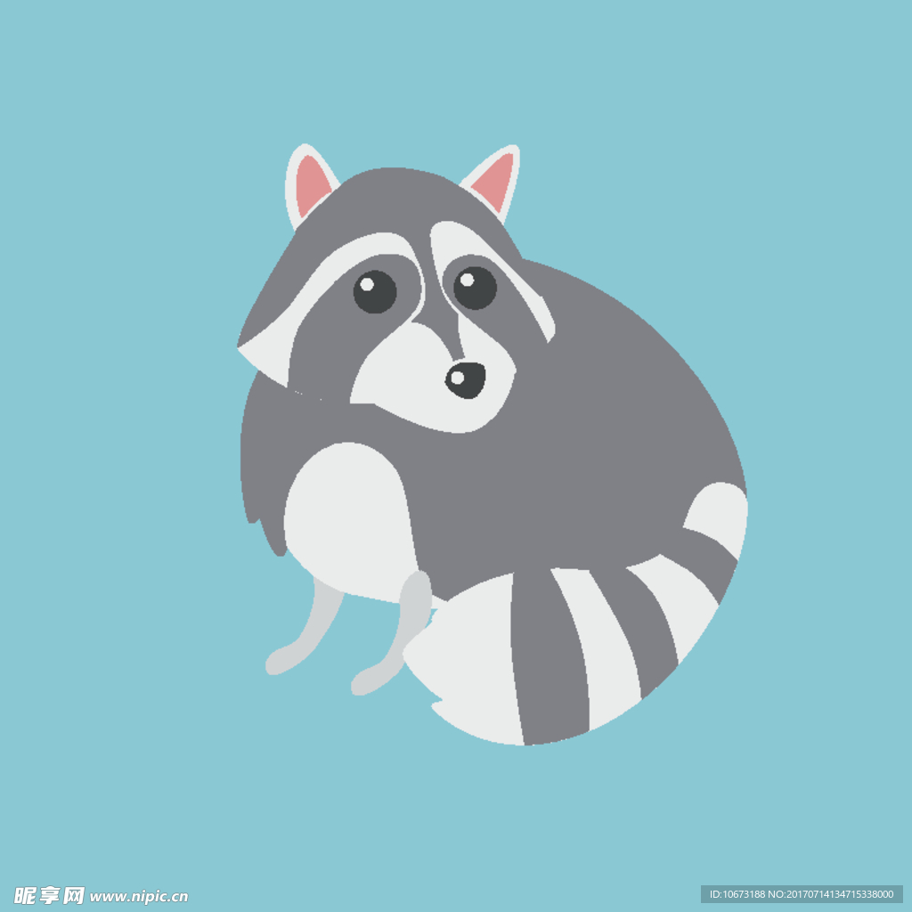 卡通浣熊