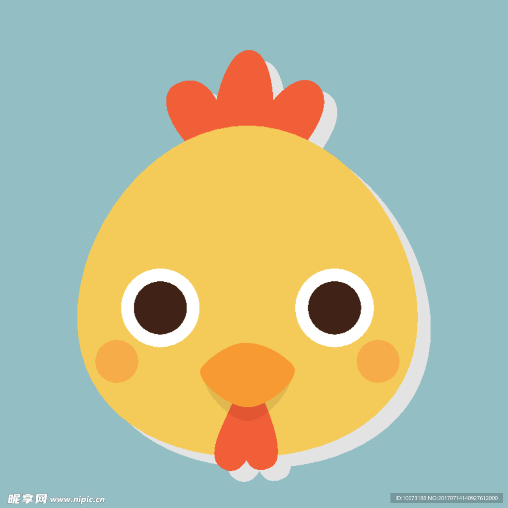 卡通鸡