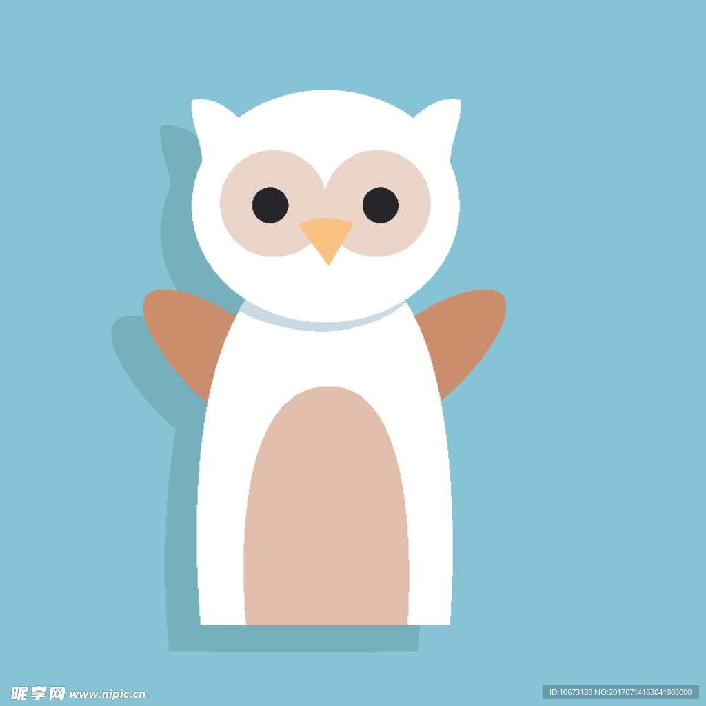 卡通猫头鹰