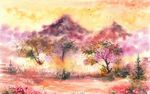 水彩画