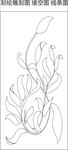 缕空雕刻图 缕空线条画 缕空图