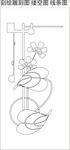 缕空雕刻图 缕空线条画 缕空图