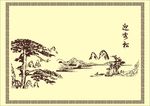 贴纸 不干胶 墙纸 矢量图