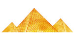 金字塔 玻璃房 黄金璀璨