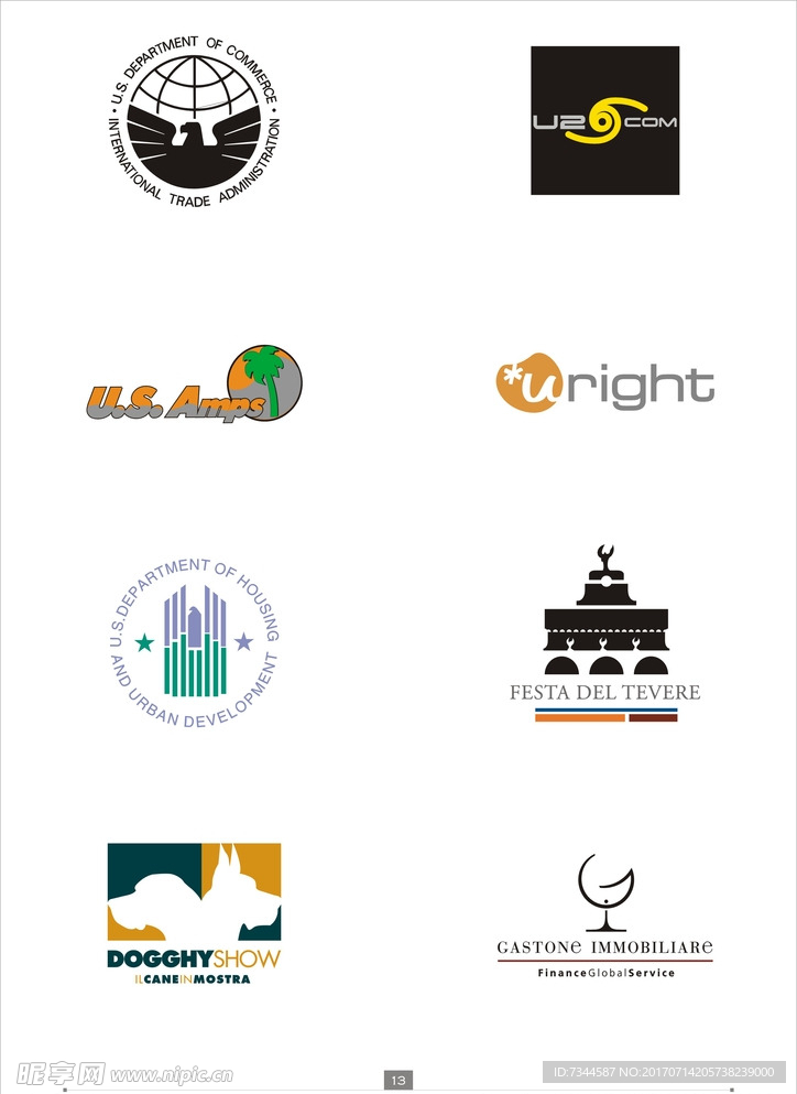 创意LOGO设计矢量图
