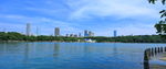 公园湖景