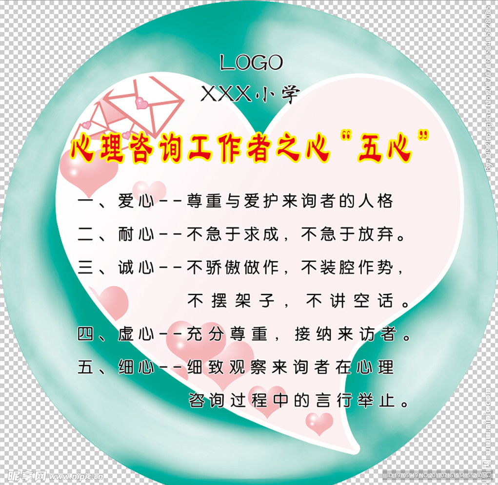 心理咨询工作者之五心