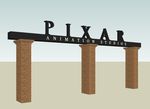 su欧式入口建筑模型