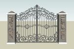 su入口建筑大门模型