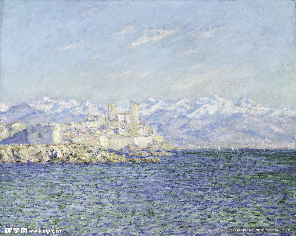 莫奈油画 印象派油画 装饰画