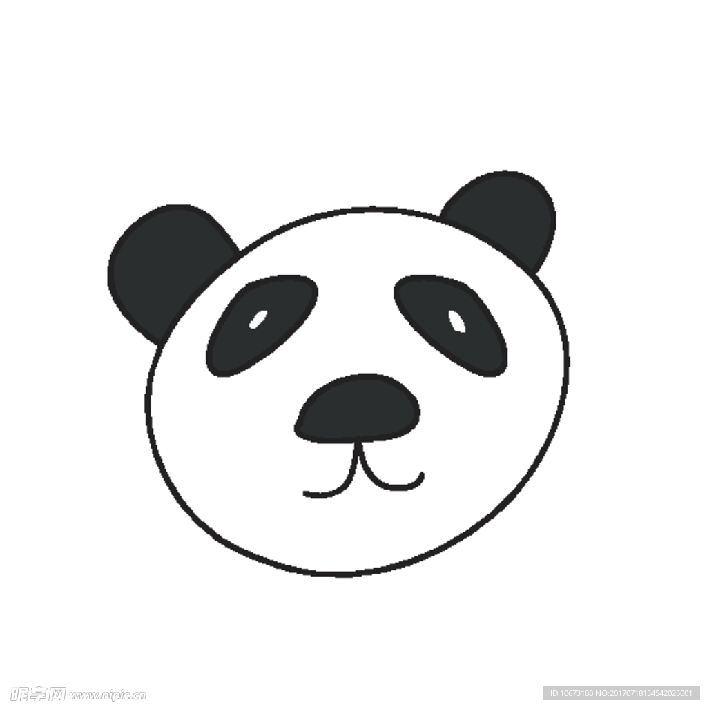 卡通熊猫