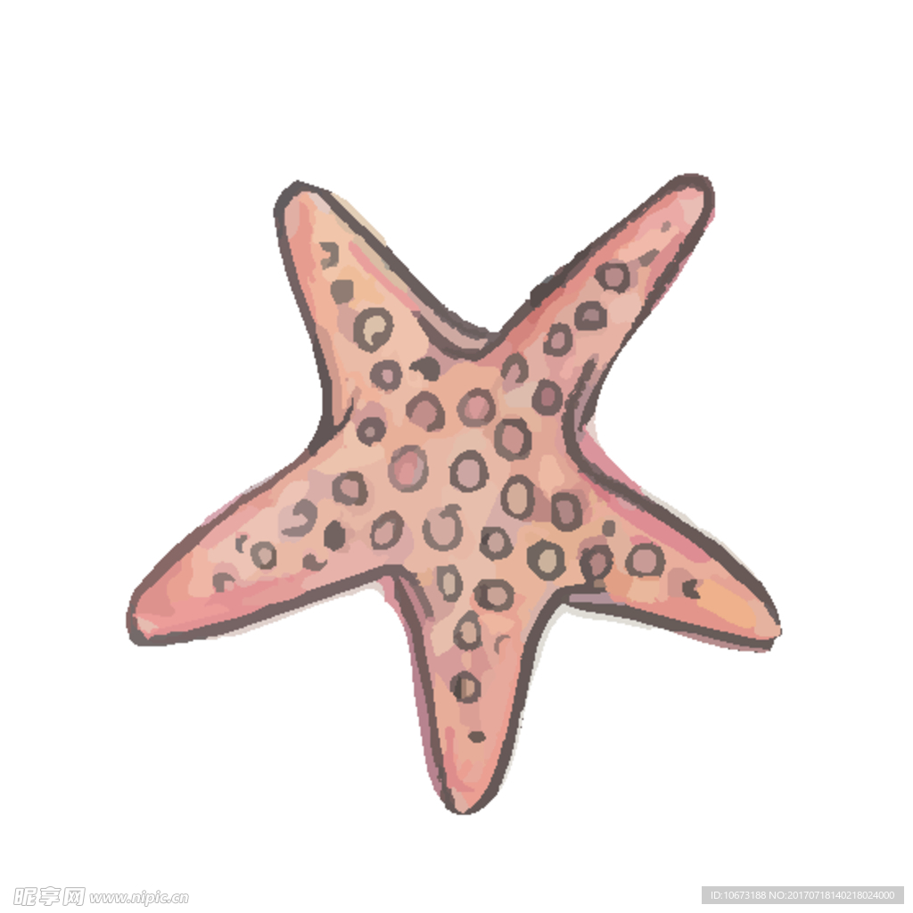 卡通海星