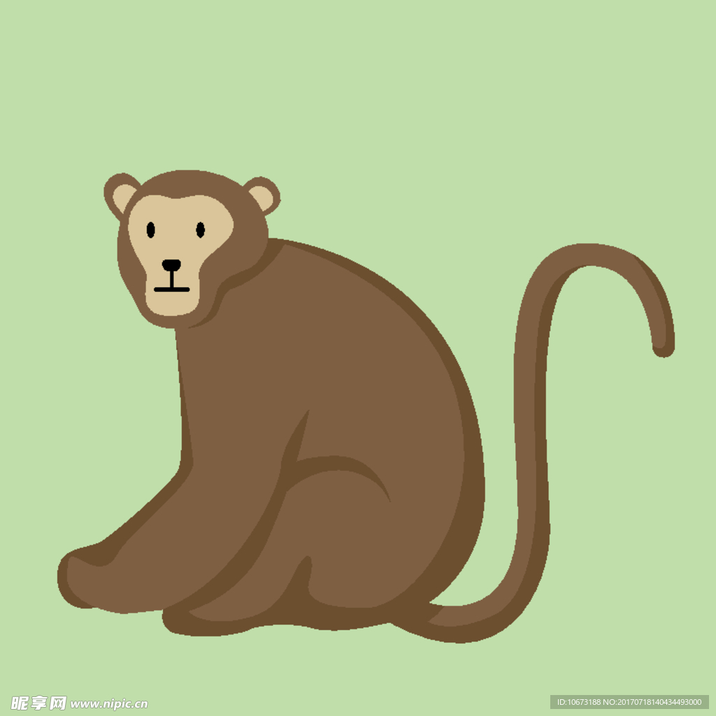 卡通猴子
