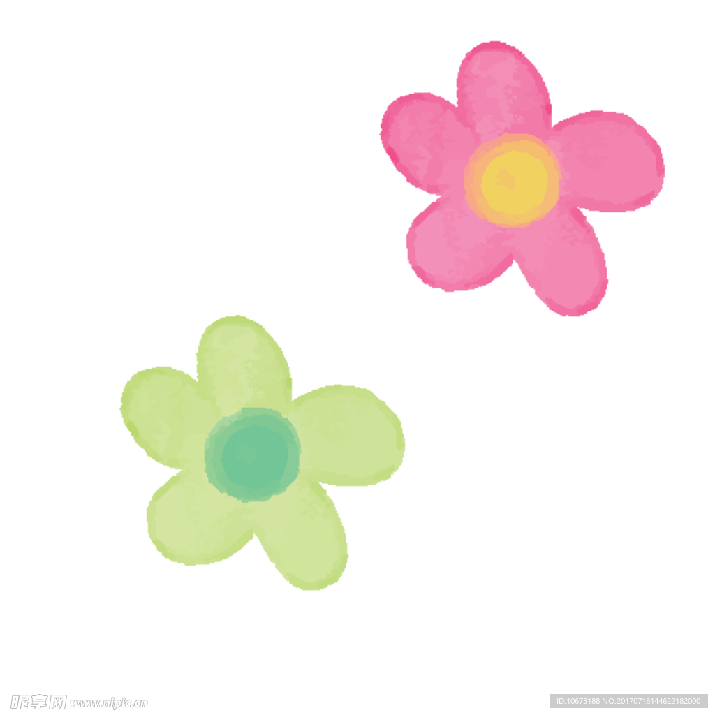 卡通花