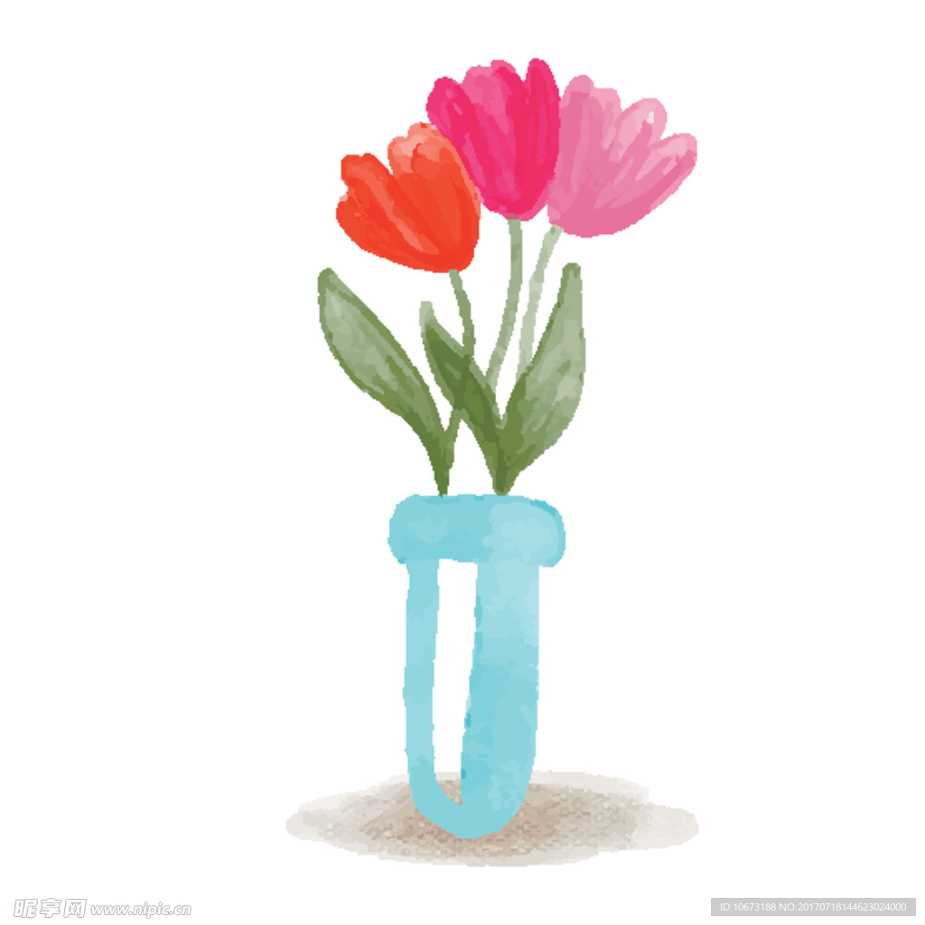 卡通花
