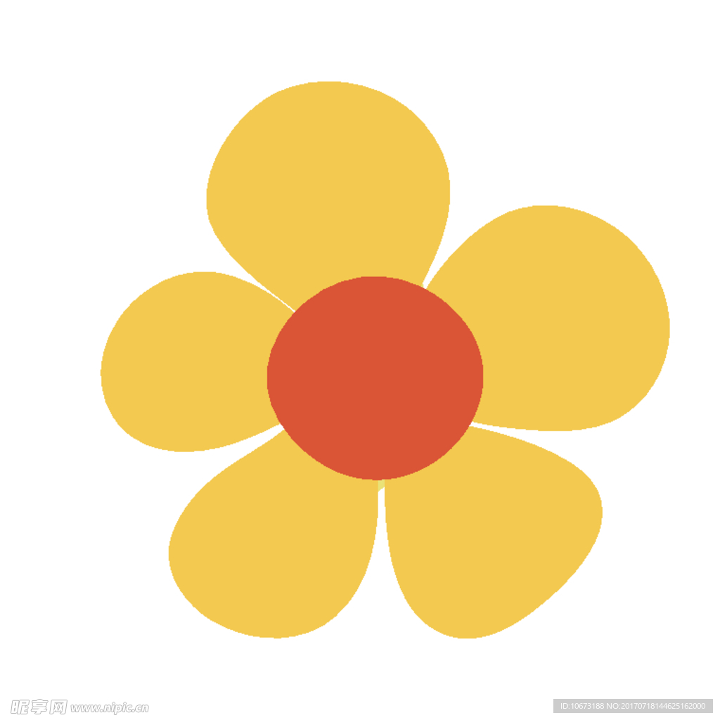 卡通花