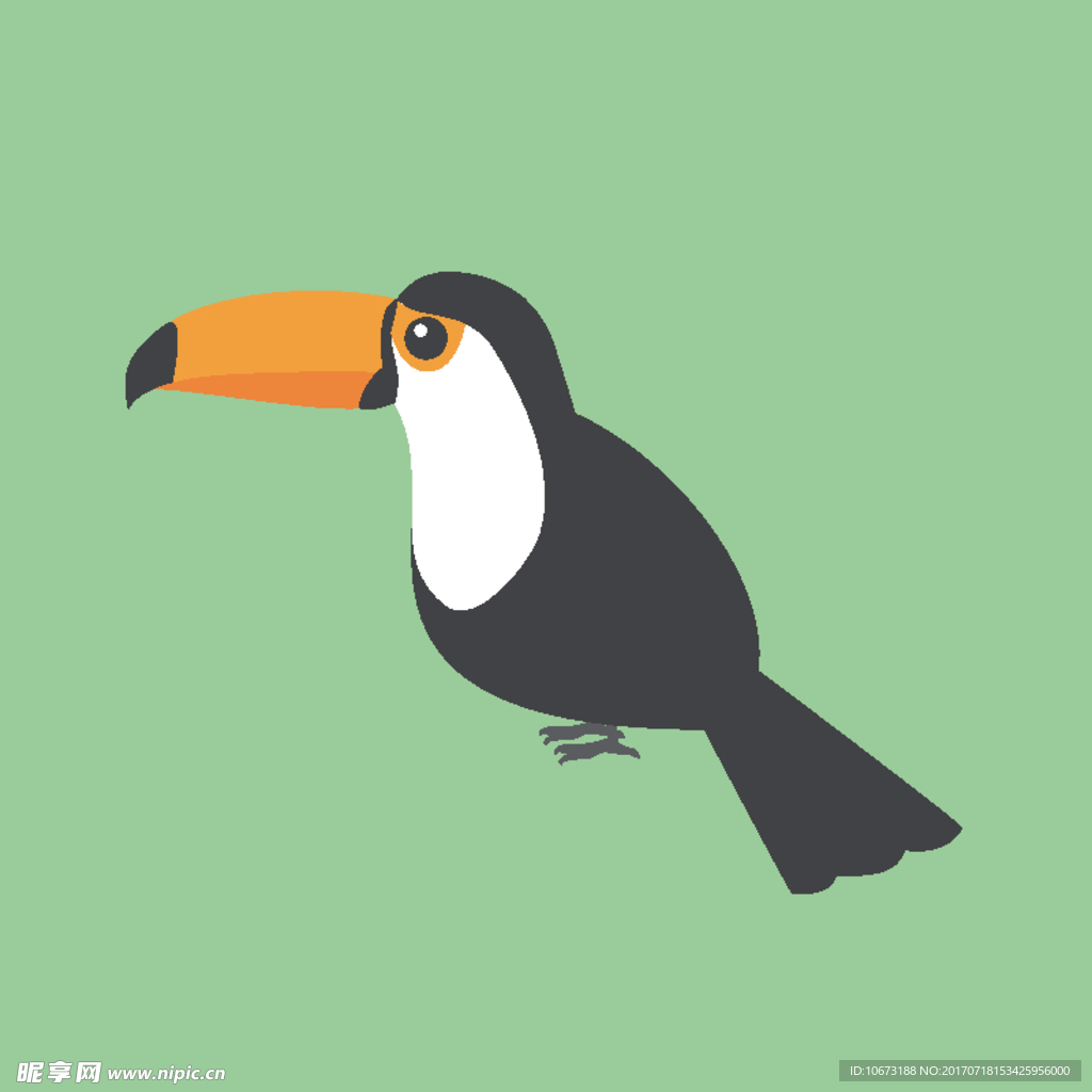 卡通鸟